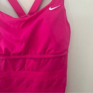 Nike Pink One Piece Athletic Tank